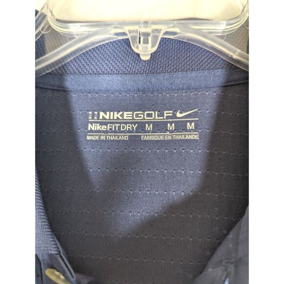 Nike Golf Drifit polo shirt Mens Medium Muted BlueCh42"Length 29"Shoulder-Hem - Picture 8 of 12
